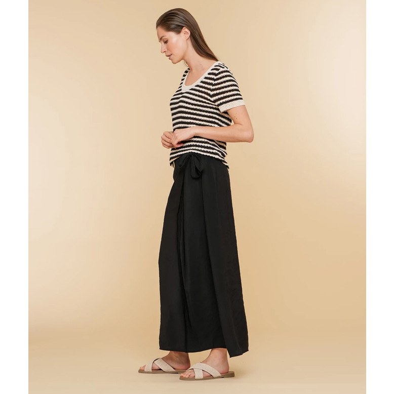 Skirt long/knot Zwart KL Skirt long/knot Zwart KL