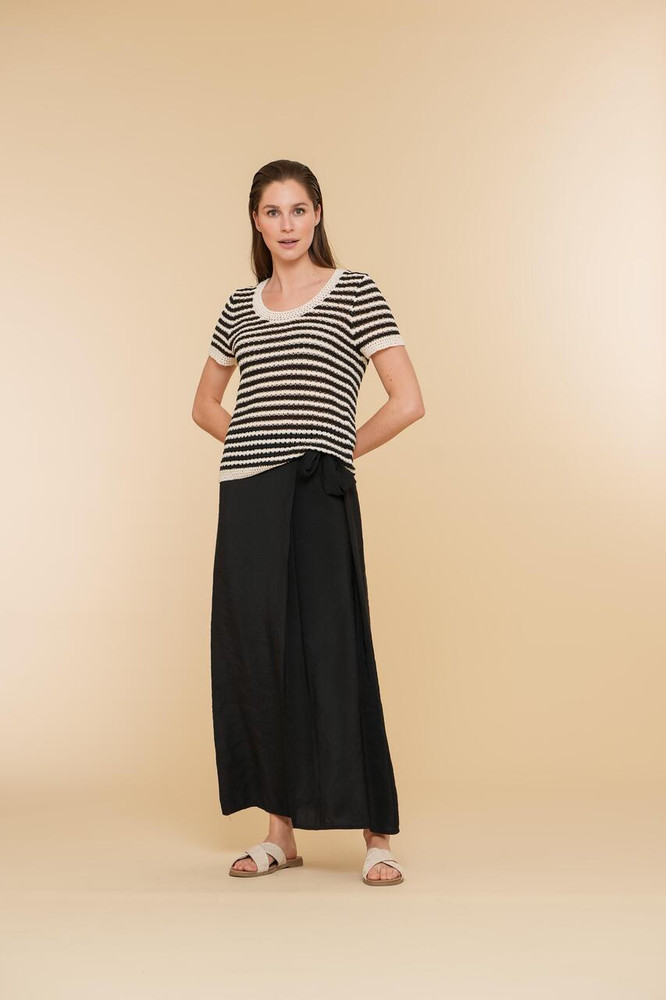 Skirt long/knot Zwart KL Skirt long/knot Zwart KL