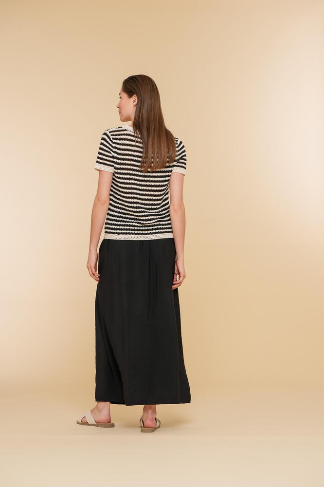 Skirt long/knot Zwart KL Skirt long/knot Zwart KL