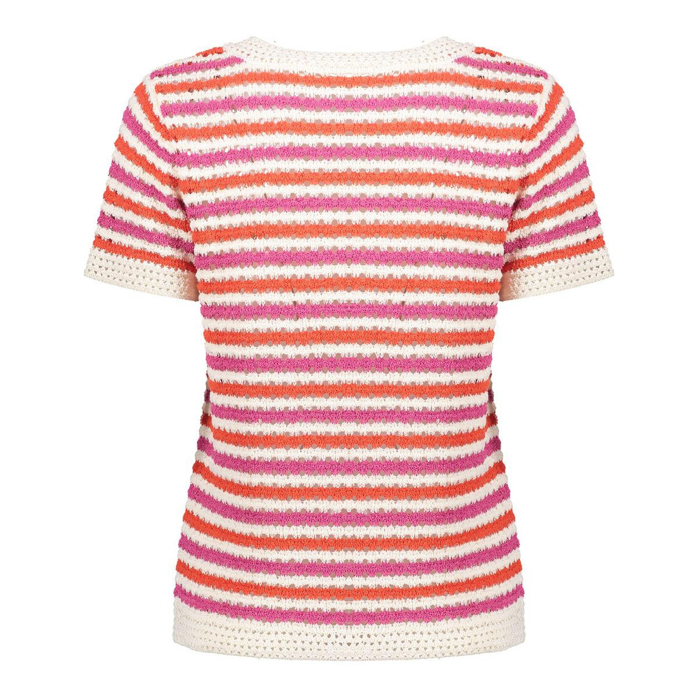 Top knitted short sleeves Off White Top knitted short sleeves Off White