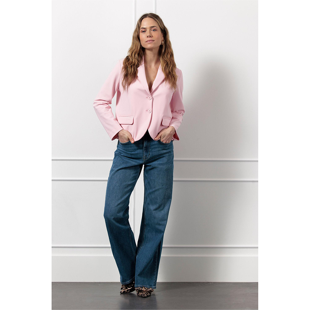 Meike bonded blazer Roze Meike bonded blazer Roze