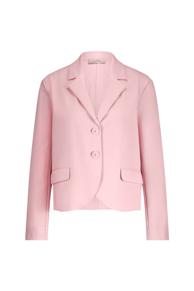 Meike bonded blazer Roze Meike bonded blazer Roze