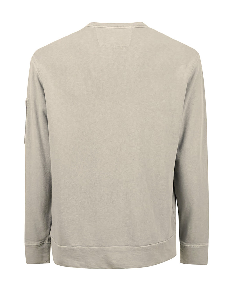 Sweatshirt CU Crewneck Lens unbrushed diagonal fleece SS26 Grijs Sweatshirt CU Crewneck Lens unbrushed diagonal fleece SS26 Grijs