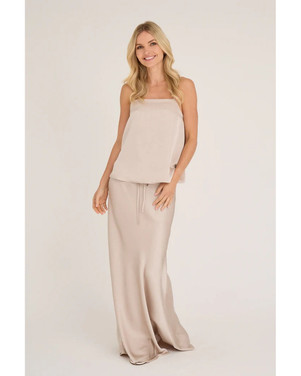Emily strap top Beige
