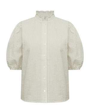 Tiffany short sleeve stripe shirt Off White