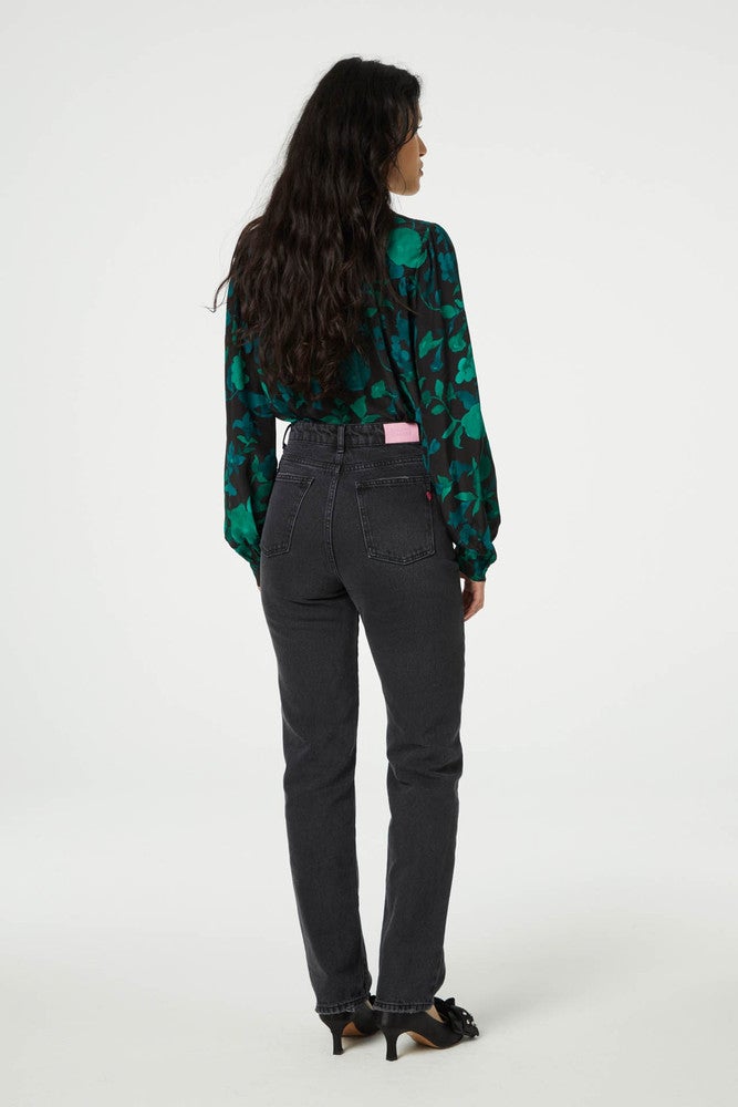 Lola Straight Jeans Grijs KL Lola Straight Jeans Grijs KL