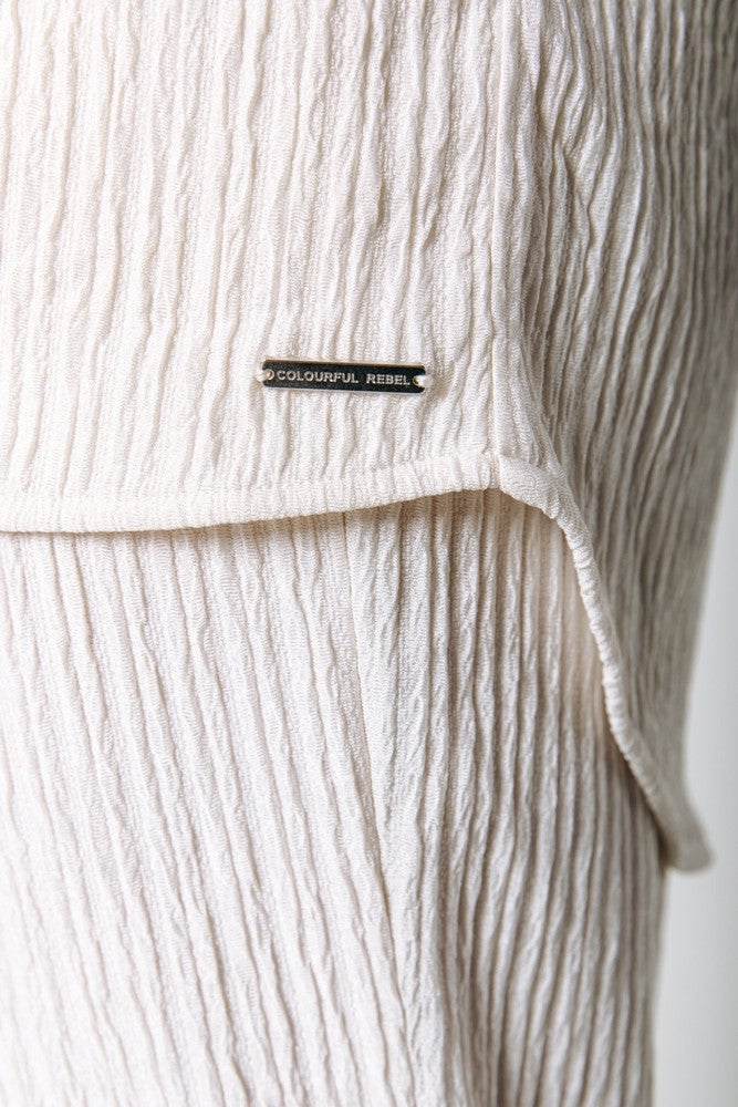 Talia Structure Oversized Boyfriend Blouse Off White KL Talia Structure Oversized Boyfriend Blouse Off White KL