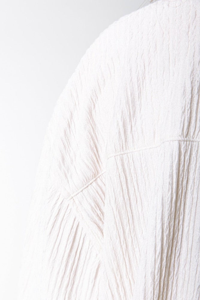 Talia Structure Oversized Boyfriend Blouse Off White KL Talia Structure Oversized Boyfriend Blouse Off White KL