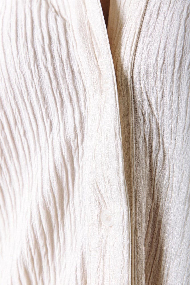 Talia Structure Oversized Boyfriend Blouse Off White KL Talia Structure Oversized Boyfriend Blouse Off White KL