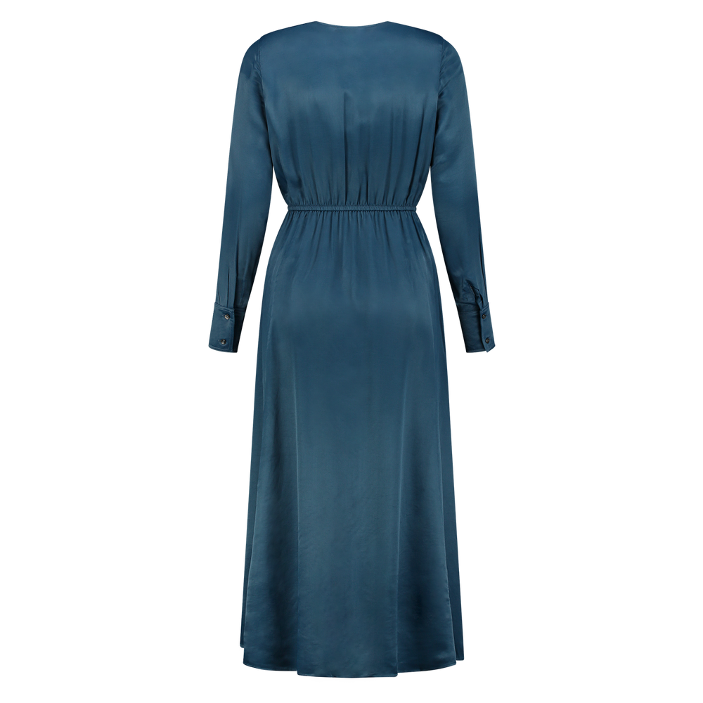 Sage Long Dress Donker Blauw KL Sage Long Dress Donker Blauw KL