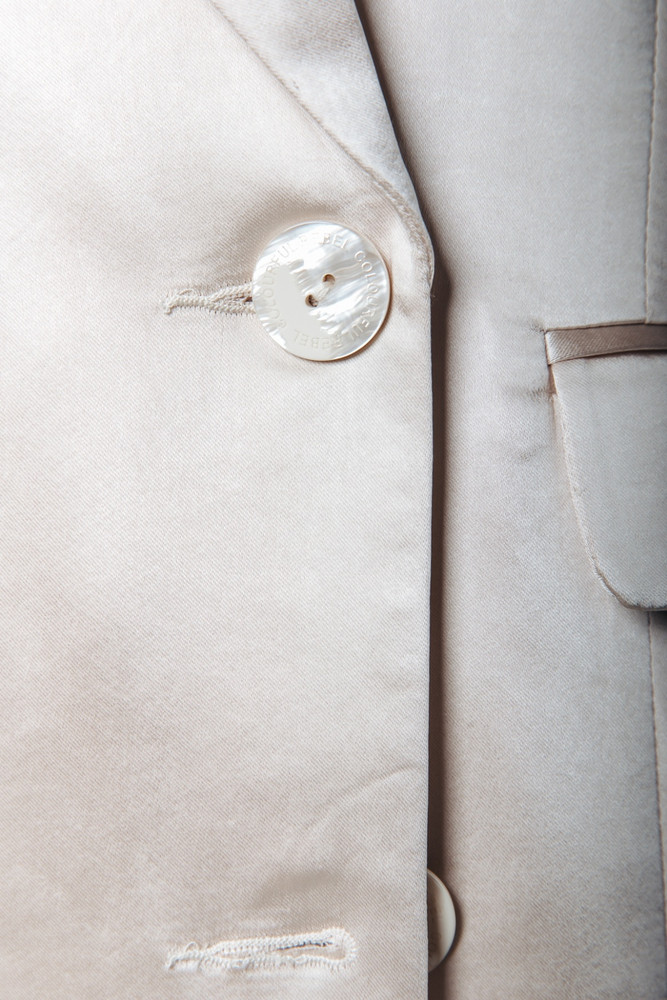 Rikki Satin Boyfriend Blazer Beige KL Rikki Satin Boyfriend Blazer Beige KL