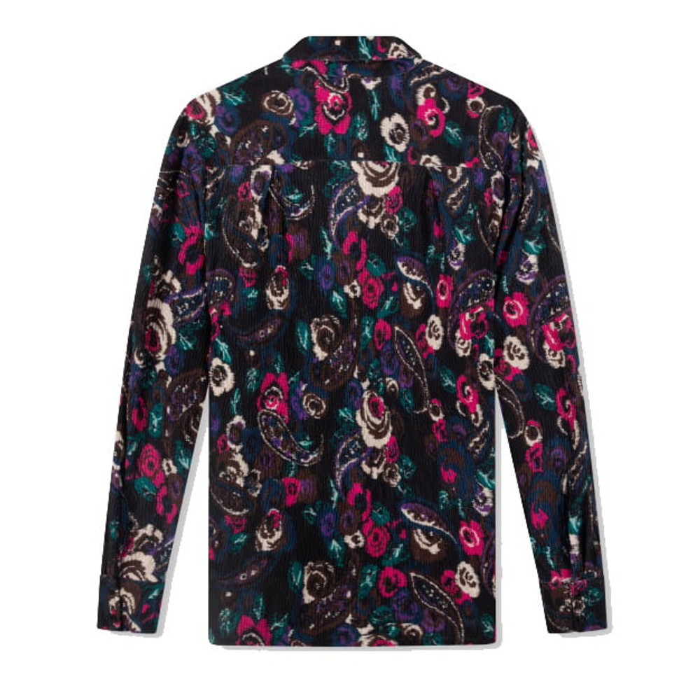 Ladies Woven Paisley Flower Oversized Blouse Groen KL Ladies Woven Paisley Flower Oversized Blouse Groen KL