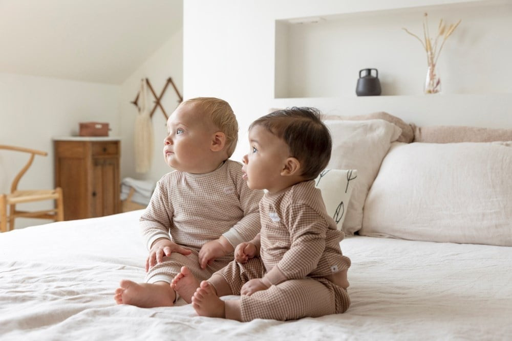 Pyjama Wafel Basic Stroopwafel Beige KL Pyjama Wafel Basic Stroopwafel Beige KL