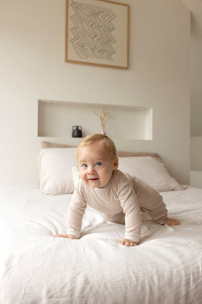 Pyjama Wafel Basic Stroopwafel Beige KL Pyjama Wafel Basic Stroopwafel Beige KL