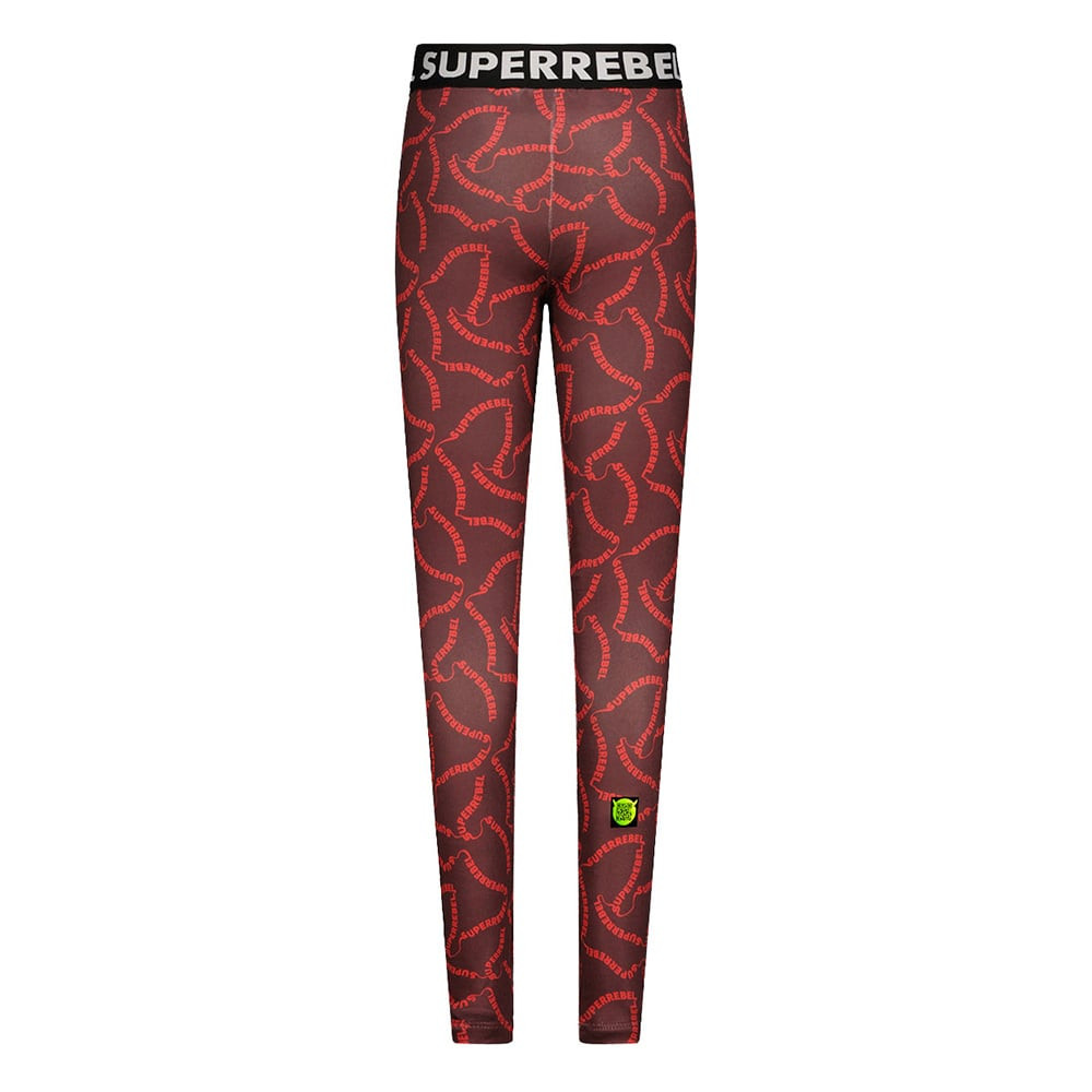 Spunk Legging All Over Print Rood KL Spunk Legging All Over Print Rood KL