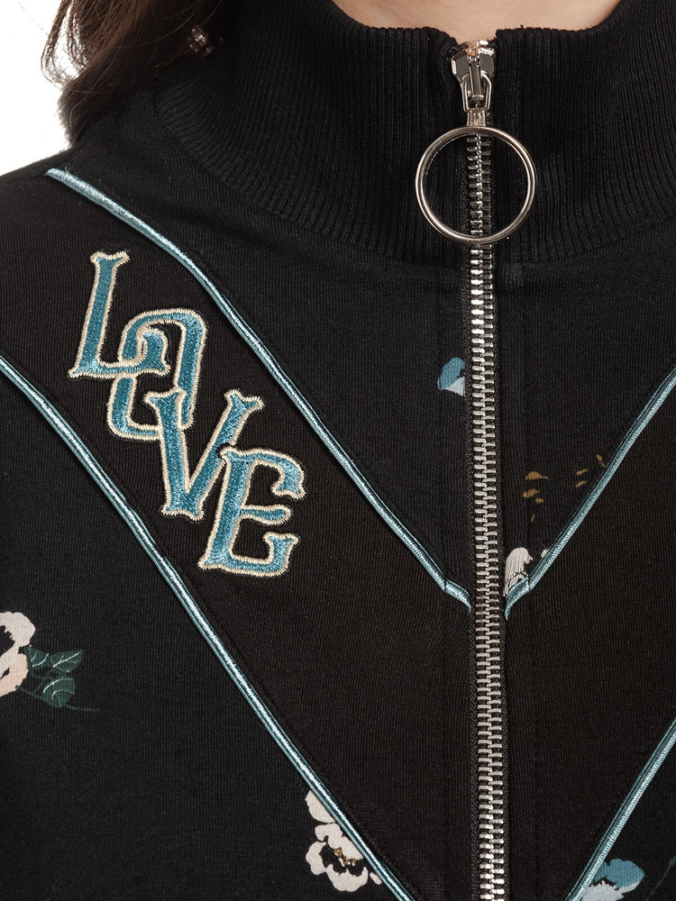 Floral Sport Blouson Zwart KL Floral Sport Blouson Zwart KL