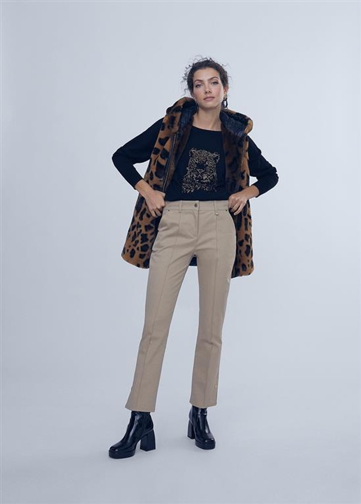 Waistcoat Met Dierenprint Multi KL Waistcoat Met Dierenprint Multi KL