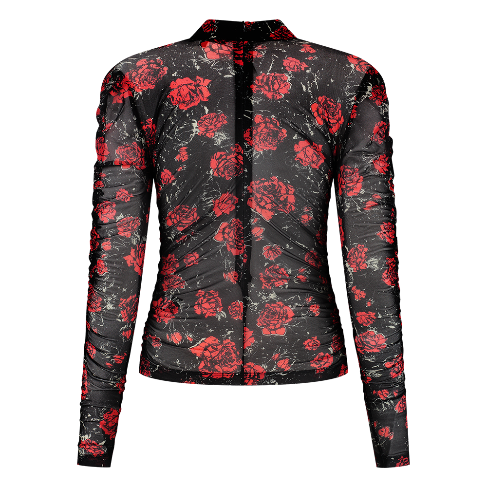 Rose Mesh Top Zwart KL Rose Mesh Top Zwart KL