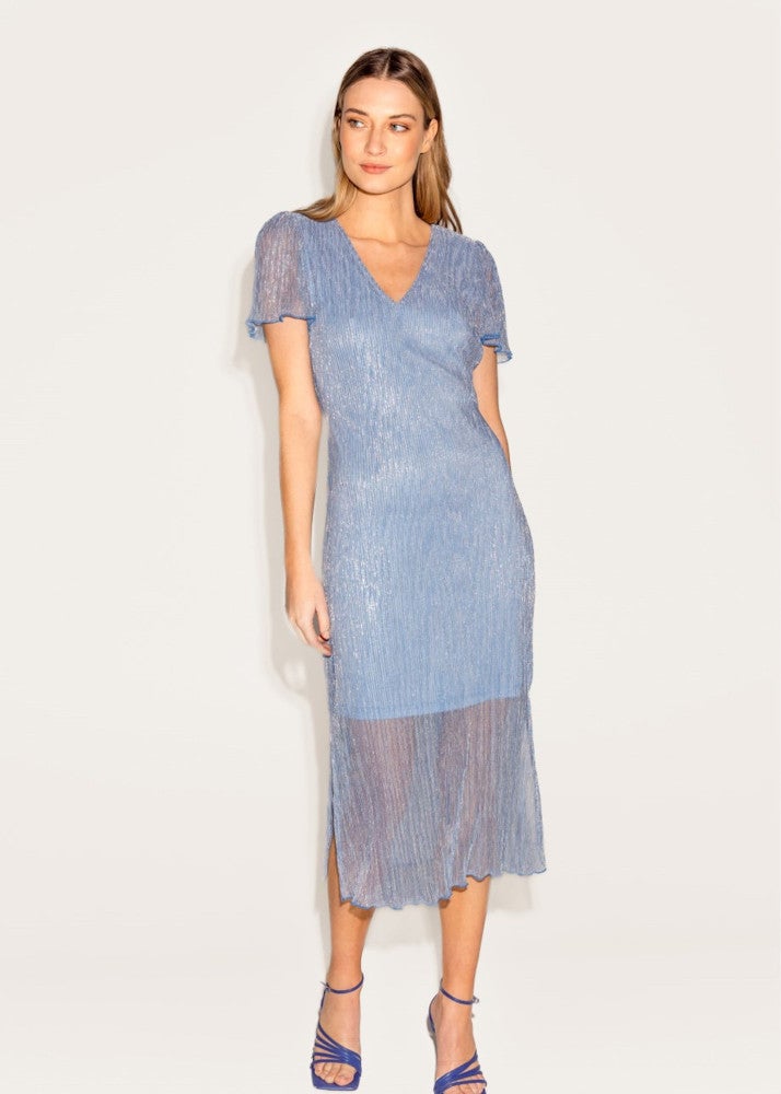 Gala Shortsleeve Dress Blauw KL Gala Shortsleeve Dress Blauw KL