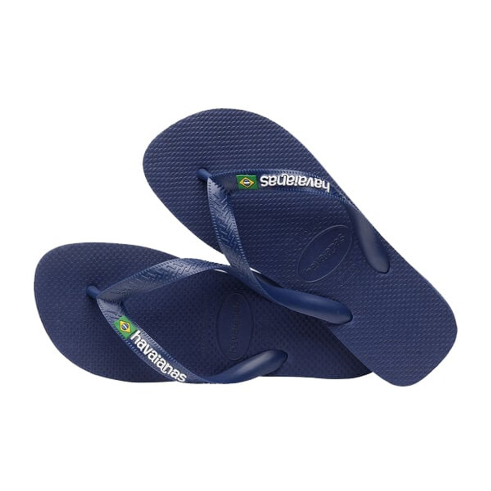 Havaianas Kids logo Brasil Blauw KL Havaianas Kids logo Brasil Blauw KL