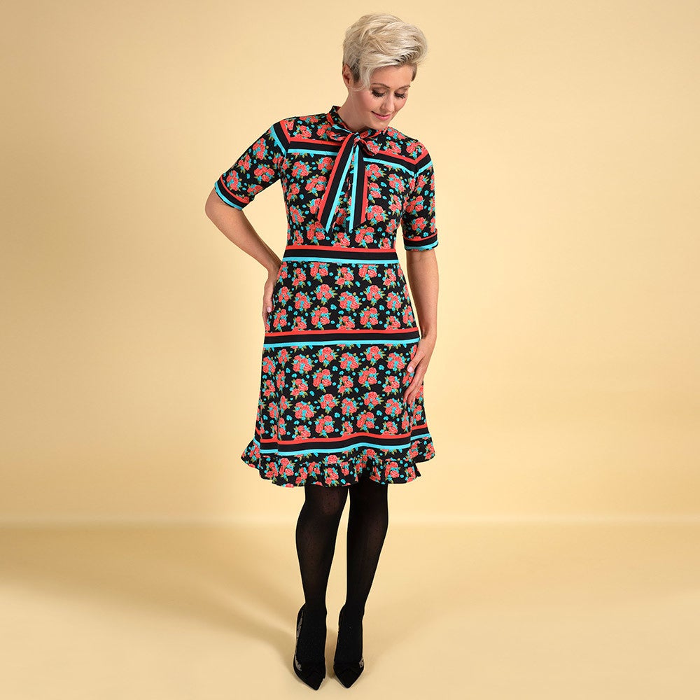 Dress La Lisa Bowshell Multi KL Dress La Lisa Bowshell Multi KL