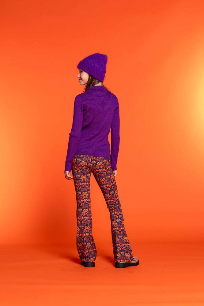 Pullover Basic V 34588K Paars KL Pullover Basic V 34588K Paars KL