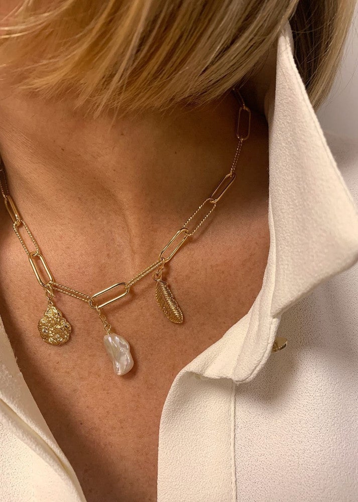 Necklace Santa Monica Zwart KL Necklace Santa Monica Zwart KL