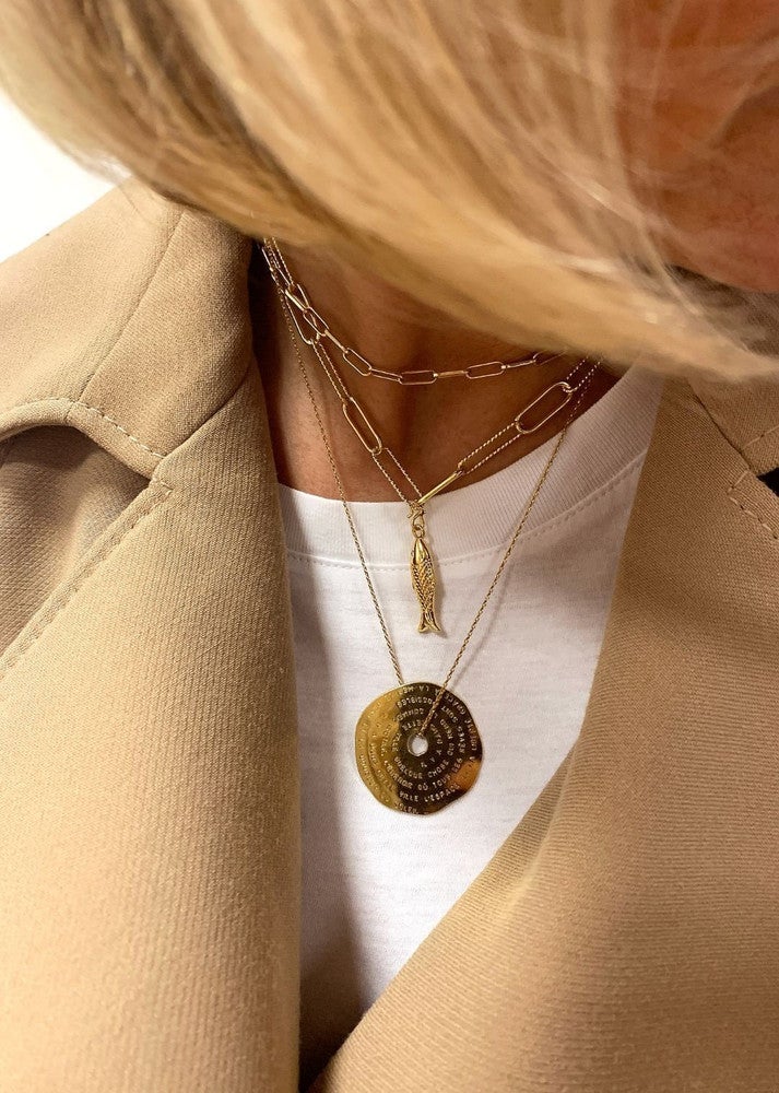 Necklace Santa Monica Zwart KL Necklace Santa Monica Zwart KL