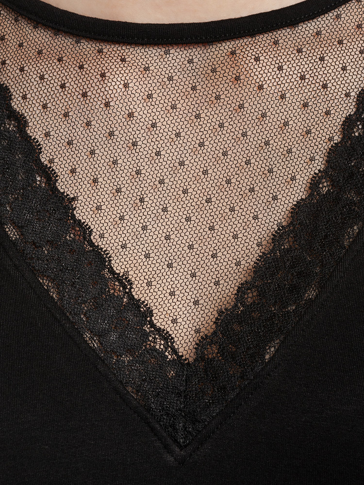 Promise At Night Dress Zwart Promise At Night Dress Zwart