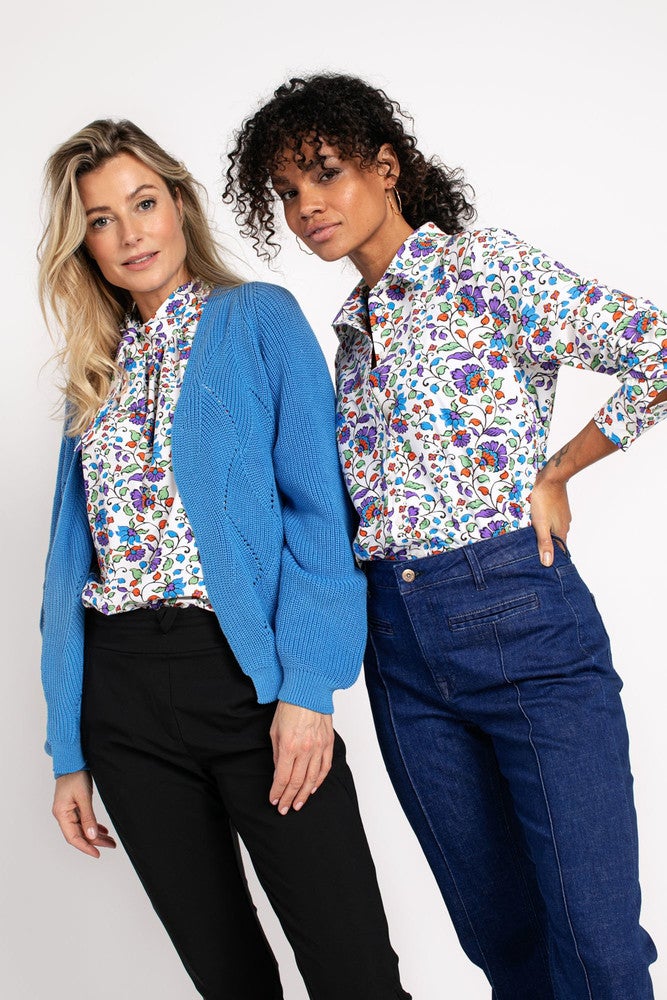 Bobby Batik Blouse Paars KL Bobby Batik Blouse Paars KL