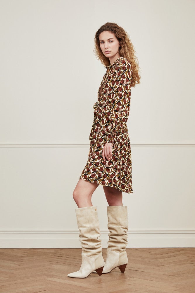 Frida Bow Dress Rood KL Frida Bow Dress Rood KL