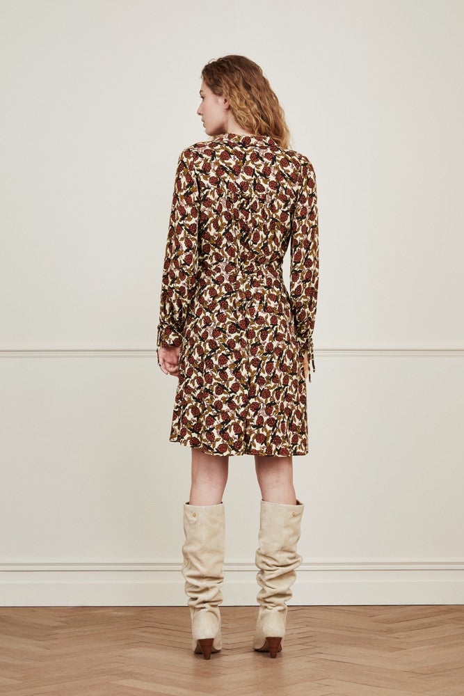 Frida Bow Dress Rood KL Frida Bow Dress Rood KL