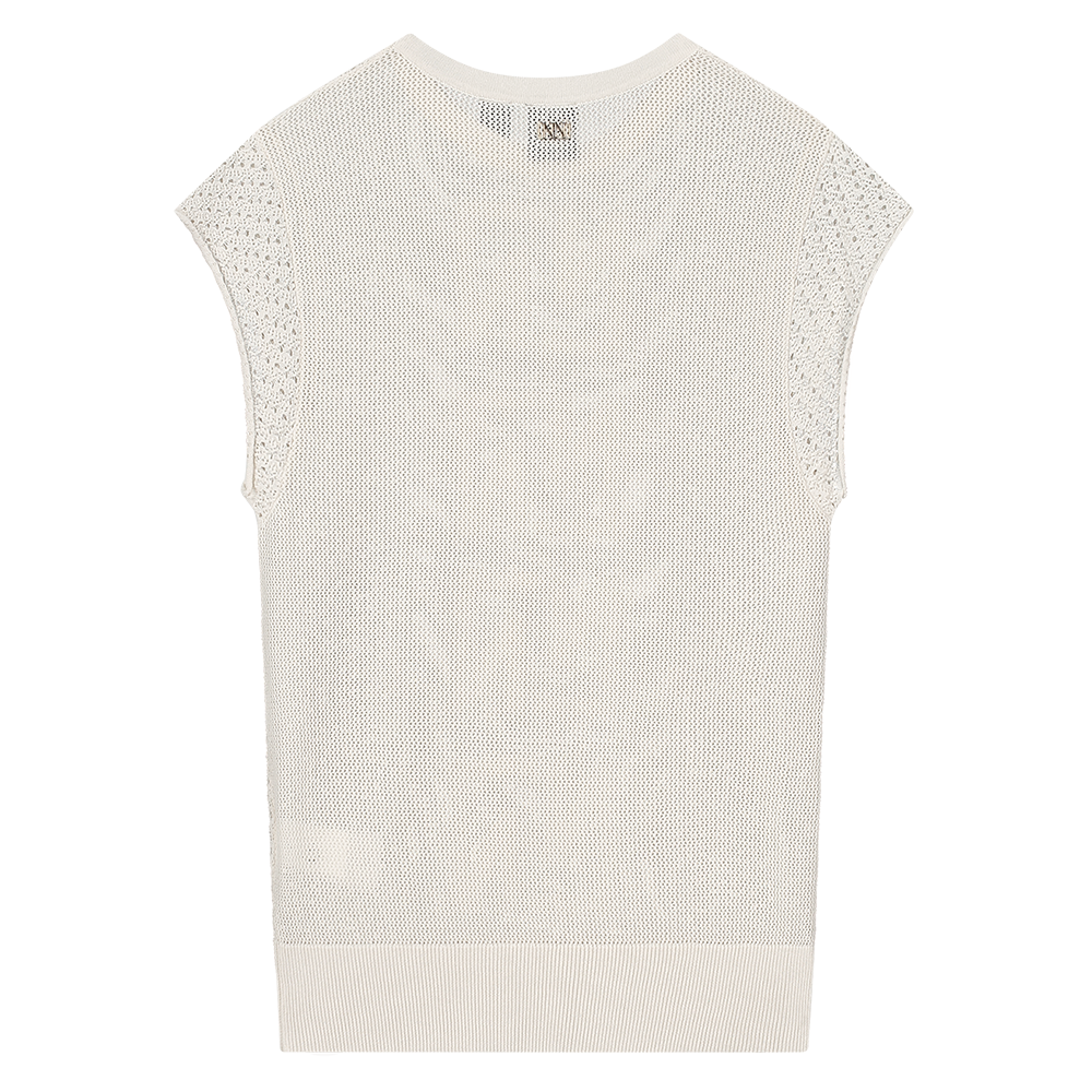 Josie Shortsleeve Top Beige KL Josie Shortsleeve Top Beige KL