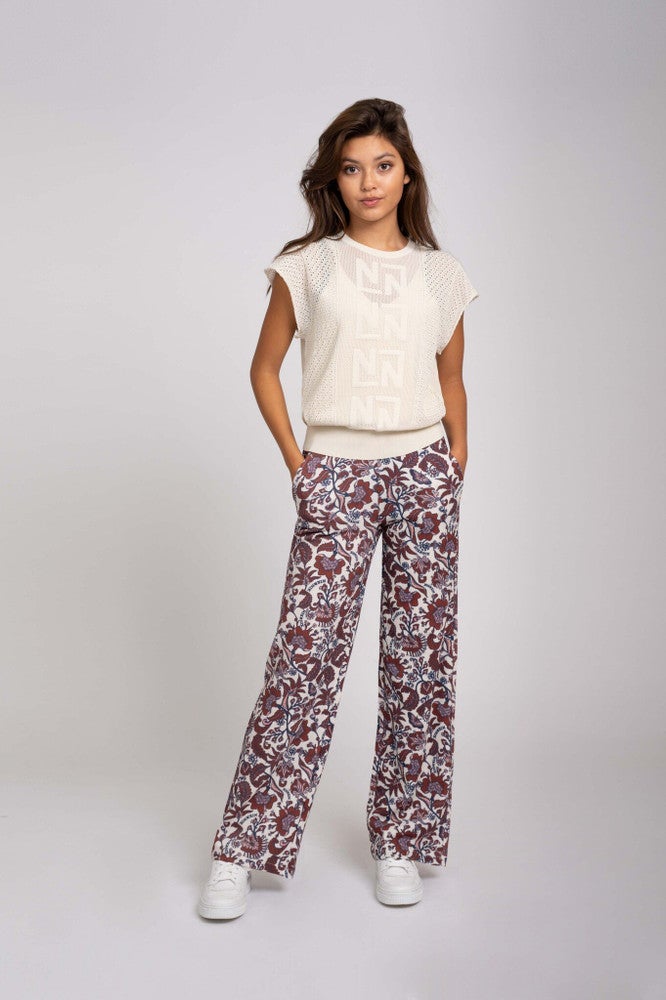 Josie Shortsleeve Top Beige KL Josie Shortsleeve Top Beige KL