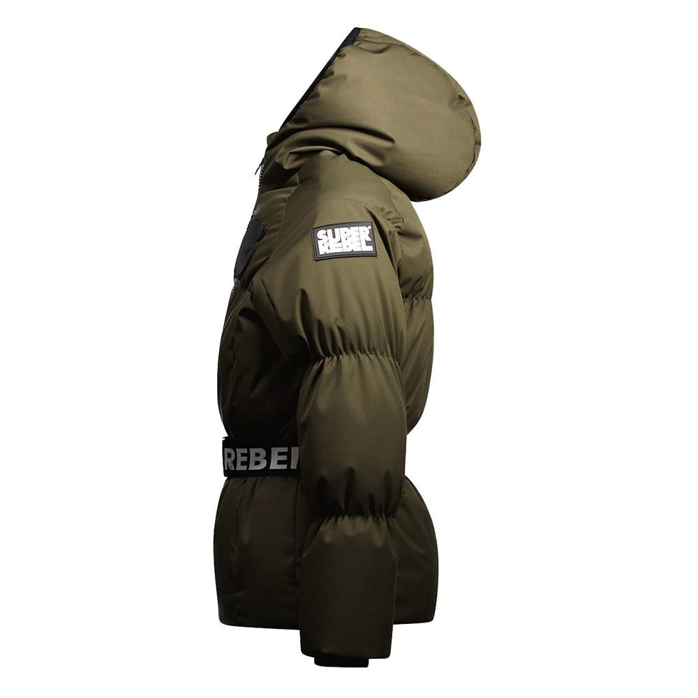 Puff Girls Hooded Jacket Groen KL Puff Girls Hooded Jacket Groen KL