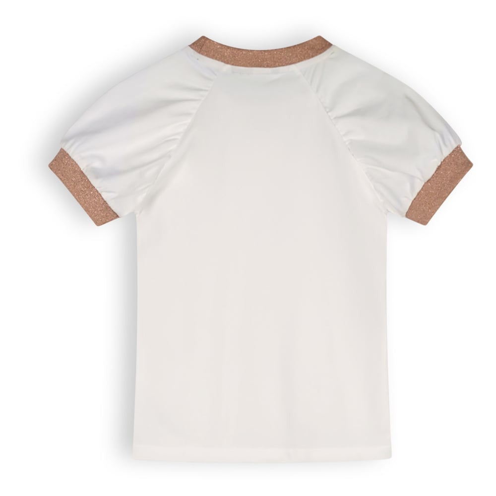 Kayla Girls Tshirt Shortsleeve With Gathering Detail At Sleeves Wit KL Kayla Girls Tshirt Shortsleeve With Gathering Detail At Sleeves Wit KL