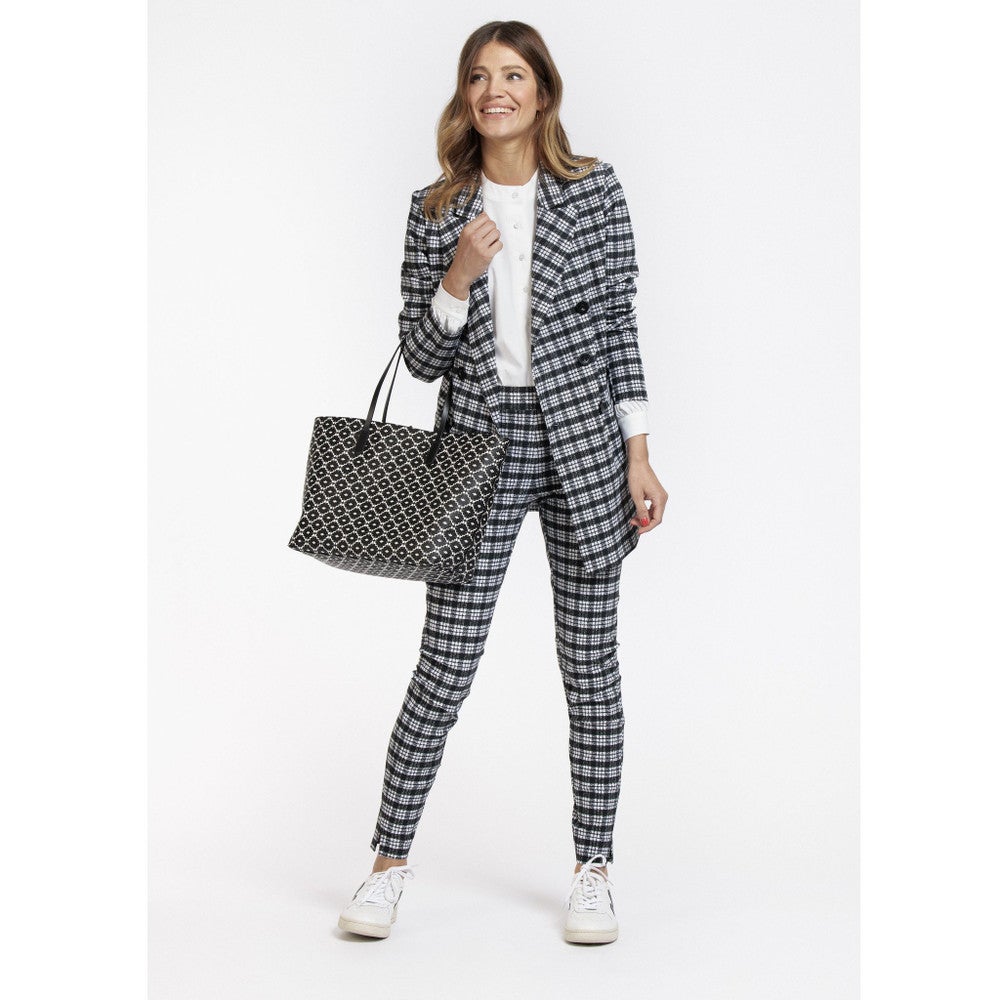 Tamara Check Blazer Zwart KL Tamara Check Blazer Zwart KL