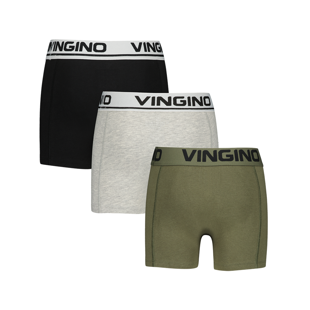 Boys Boxer (3-Pack) Grey Melee Boys Boxer (3-Pack) Grey Melee