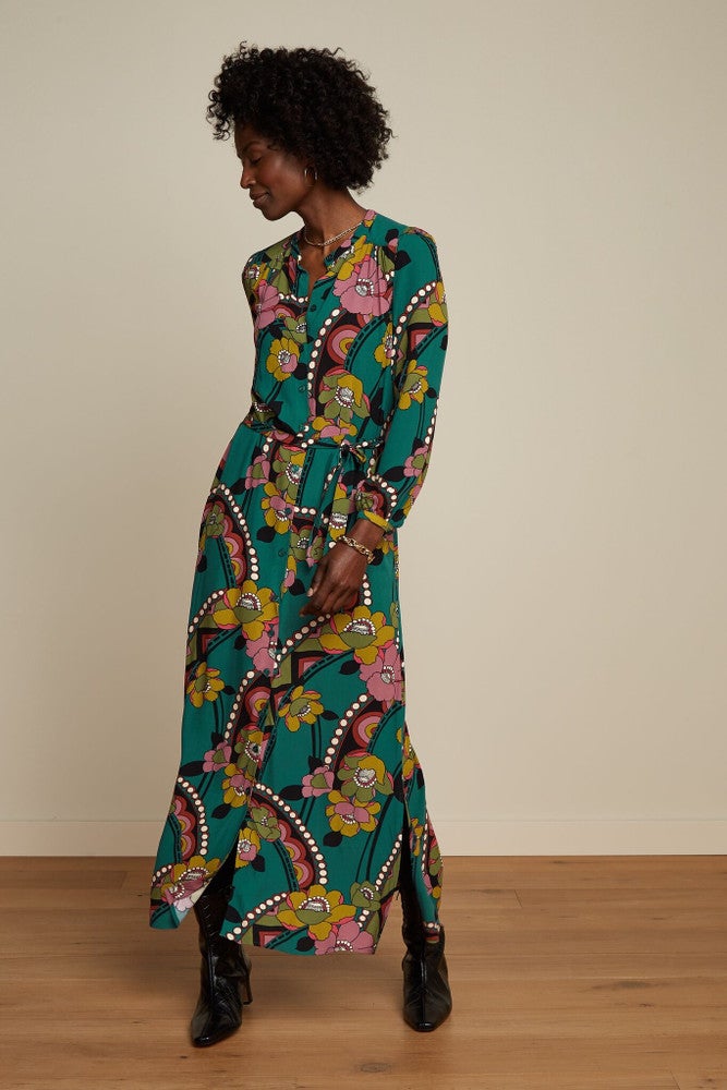 Stella Maxi Dress Lovechild Groen KL Stella Maxi Dress Lovechild Groen KL