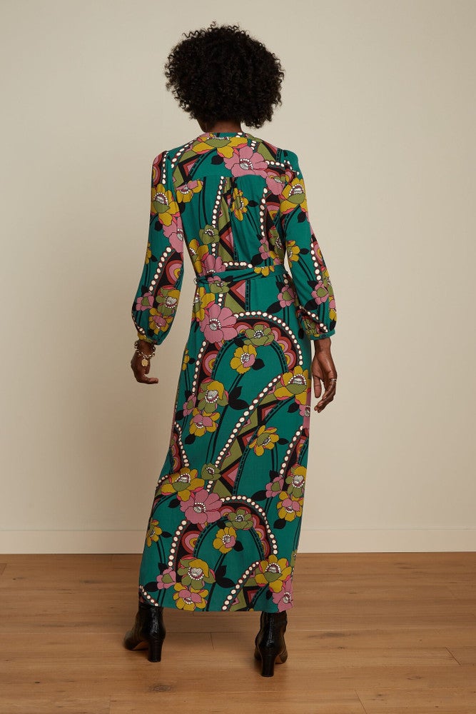 Stella Maxi Dress Lovechild Groen KL Stella Maxi Dress Lovechild Groen KL