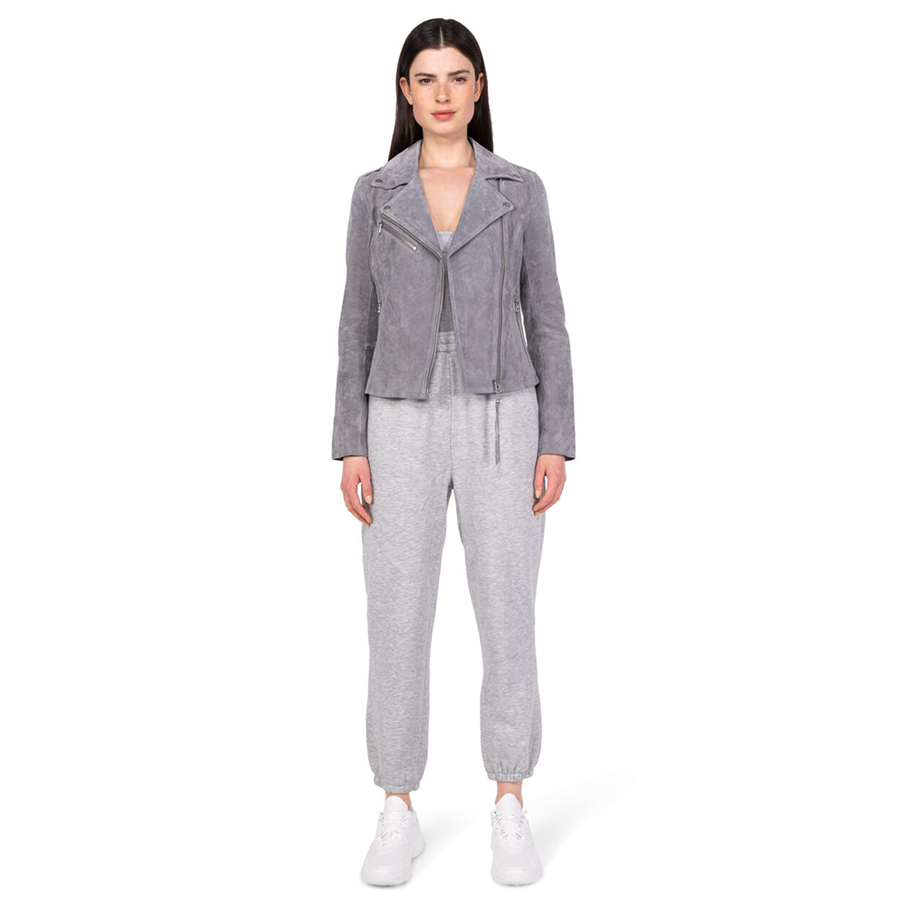 Julia Suede Biker Grijs KL Julia Suede Biker Grijs KL