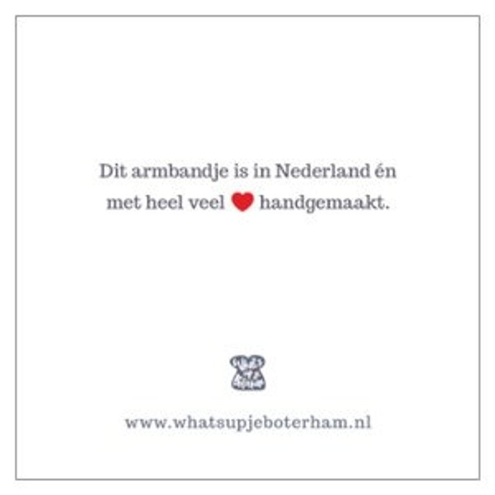 Lovebandje Lief Geweest Sint Zwart KL Lovebandje Lief Geweest Sint Zwart KL