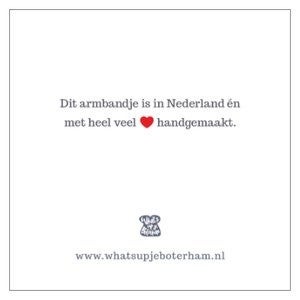Lovebandje Blanco Zwart KL Lovebandje Blanco Zwart KL