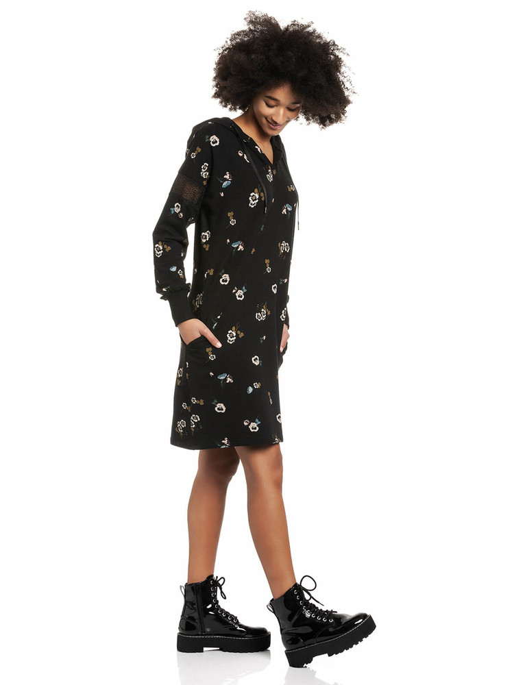 Floral Sport Dress Zwart KL Floral Sport Dress Zwart KL