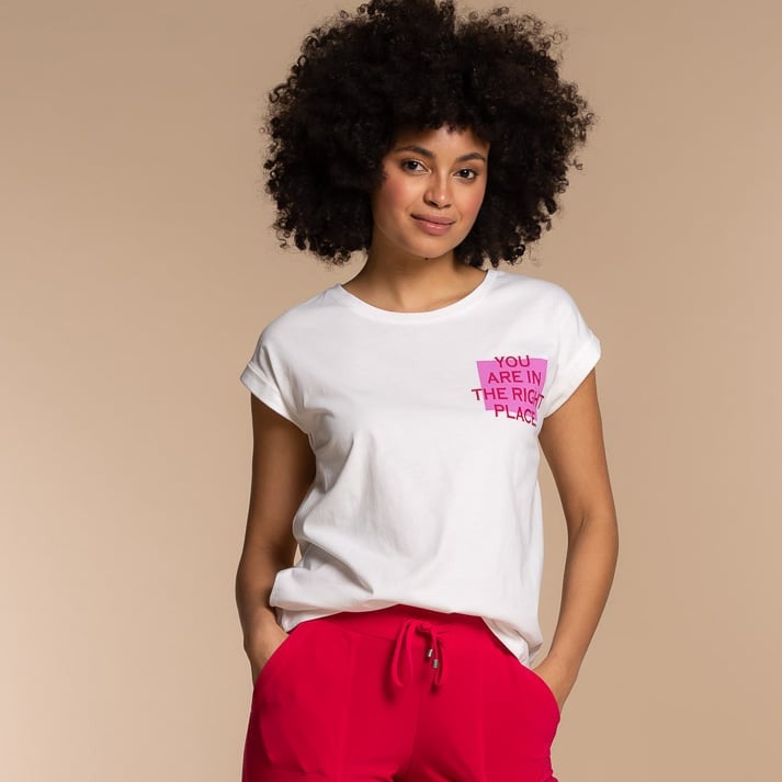 T-Shirt You Are In The Right Place Groen KL T-Shirt You Are In The Right Place Groen KL