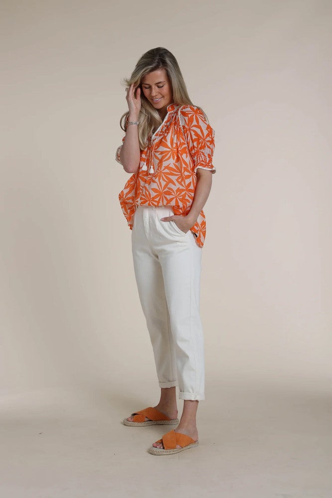 Carolina Blouse Sophia Orange Carolina Blouse Sophia Orange