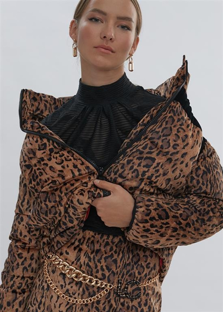 Donsjas Velvet Dierenprint Multi KL Donsjas Velvet Dierenprint Multi KL