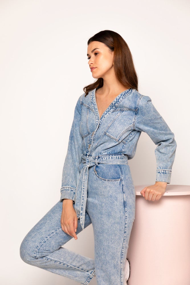 Jumpsuit Jenny Blauw KL Jumpsuit Jenny Blauw KL