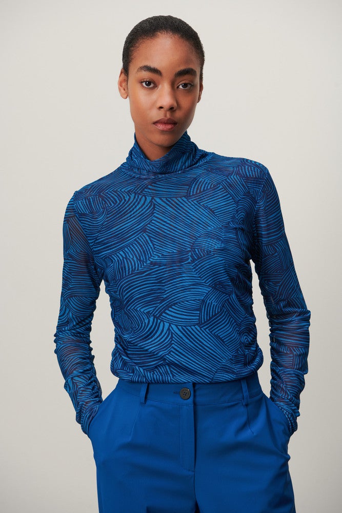 Mascha printed top Blauw KL Mascha printed top Blauw KL