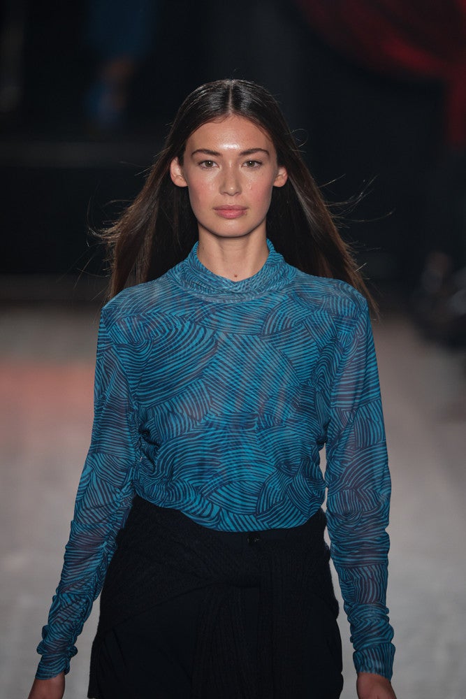 Mascha printed top Blauw KL Mascha printed top Blauw KL